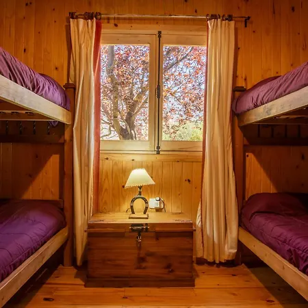 Acogedora Cabana De Madera Con Vista A La Montana Potrerillos Exterior foto